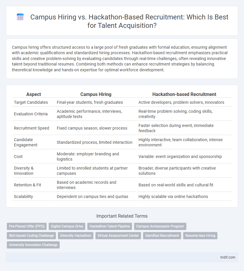 Campus Hiring vs. Hackathon-Based Recruitment: Which Is Best for Talent Acquisition?