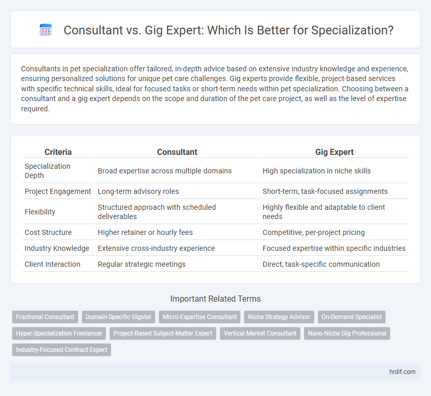 Consultant vs. Gig Expert: Which Is Better for Specialization?