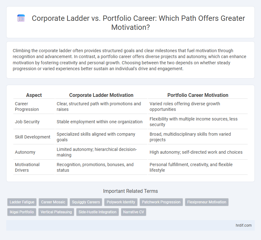 Corporate Ladder vs. Portfolio Career: Which Path Offers Greater Motivation?