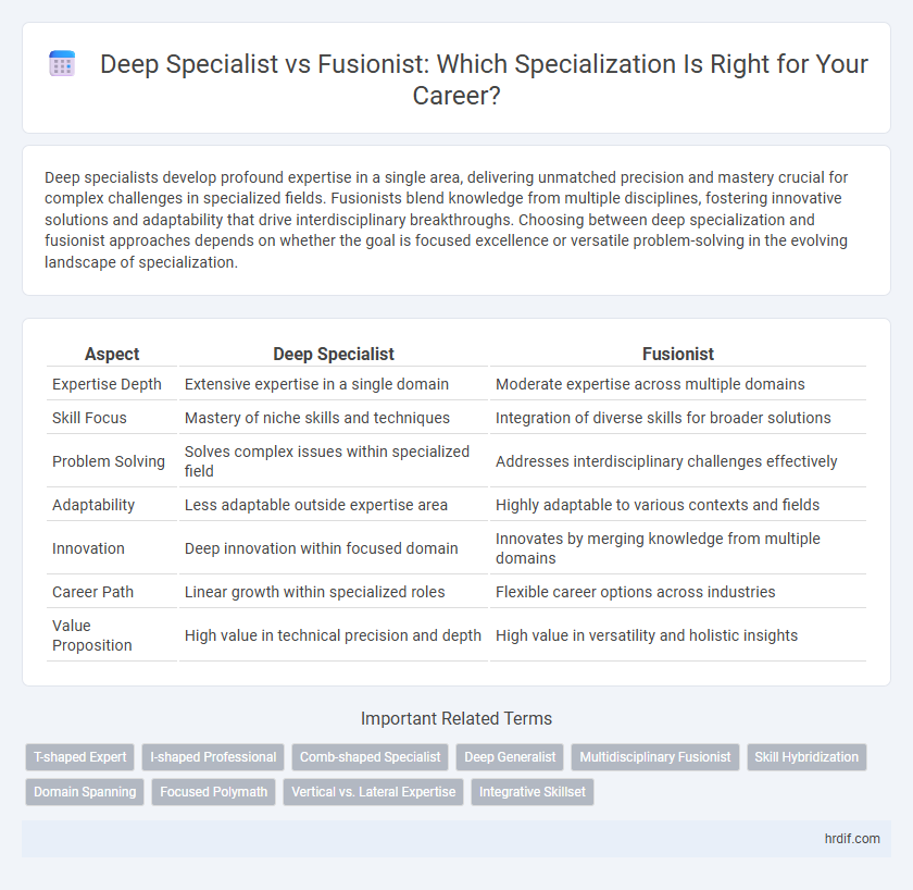 Deep Specialist vs Fusionist: Which Specialization Is Right for Your Career?