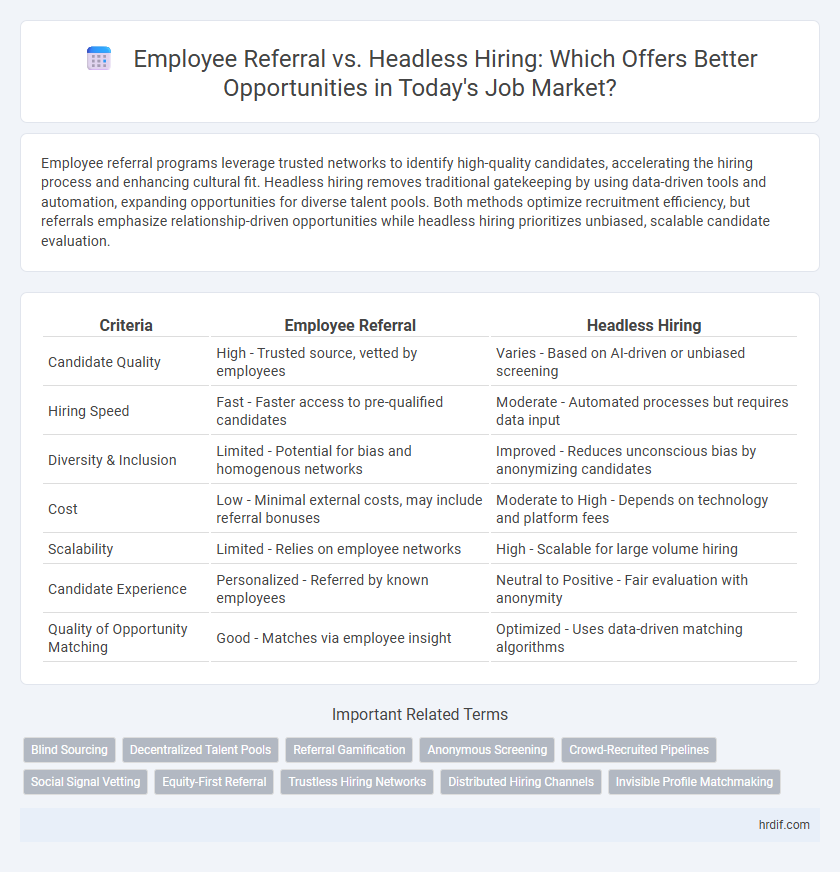 Employee Referral vs. Headless Hiring: Which Offers Better Opportunities in Today's Job Market?