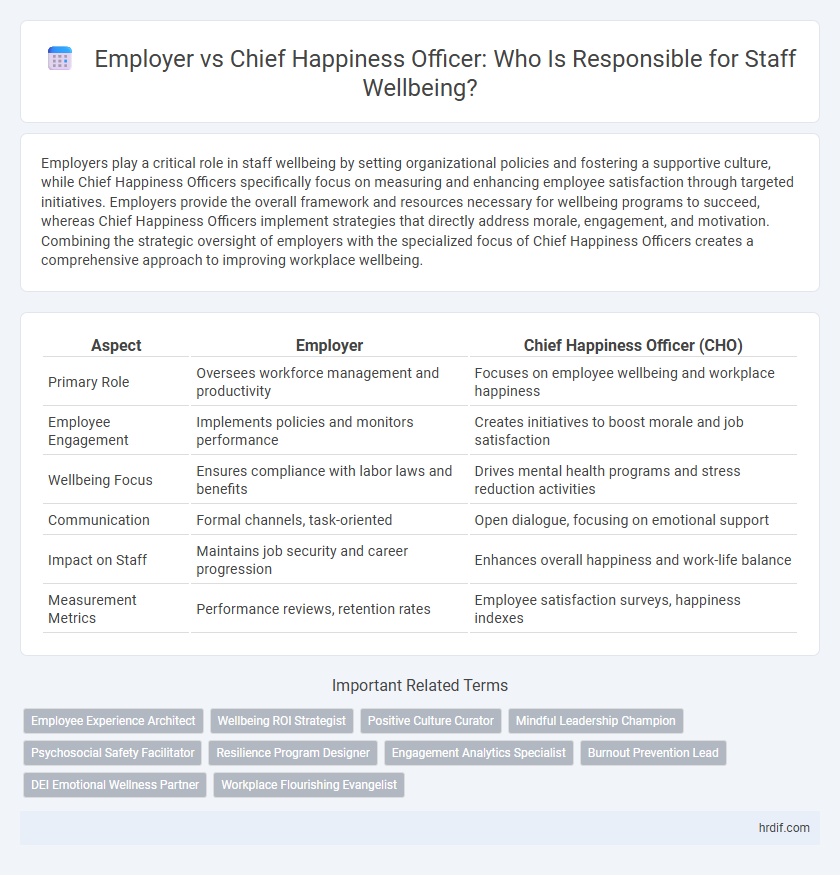 Employer vs Chief Happiness Officer: Who Is Responsible for Staff Wellbeing?