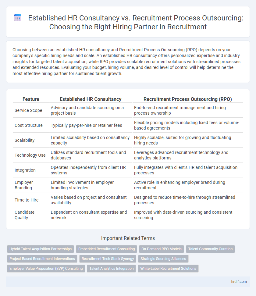 Established HR Consultancy vs. Recruitment Process Outsourcing: Choosing the Right Hiring Partner in Recruitment