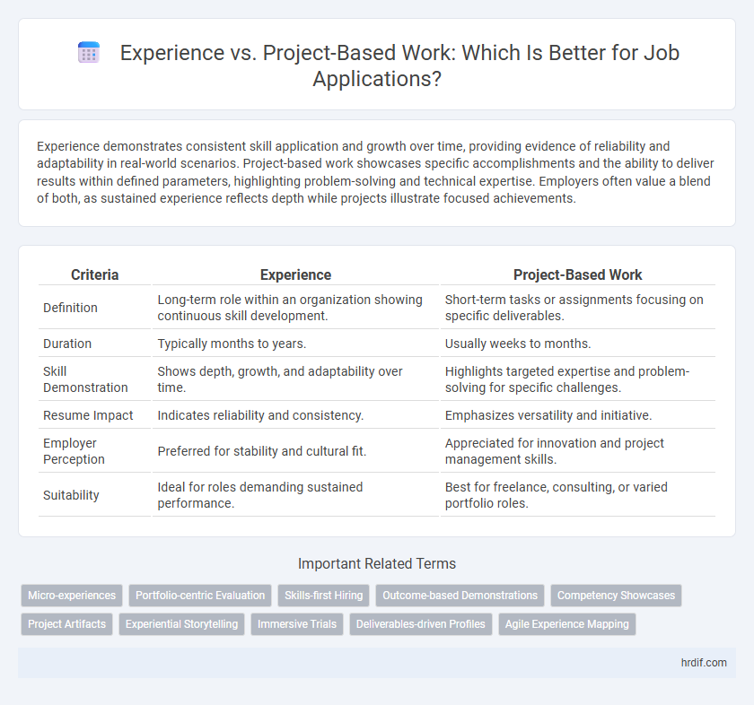 Experience vs. Project-Based Work: Which Is Better for Job Applications?