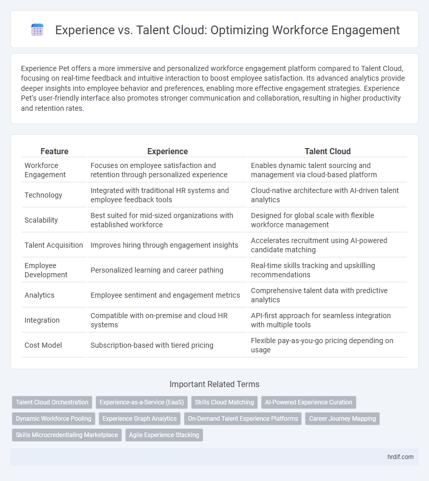 Experience vs. Talent Cloud: Optimizing Workforce Engagement
