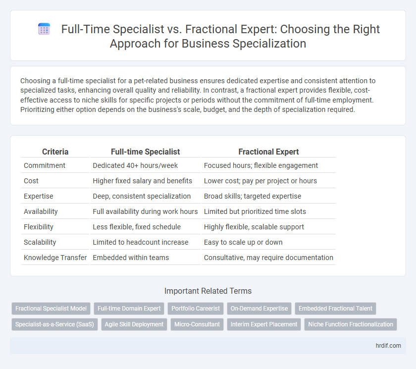 Full-Time Specialist vs. Fractional Expert: Choosing the Right Approach for Business Specialization