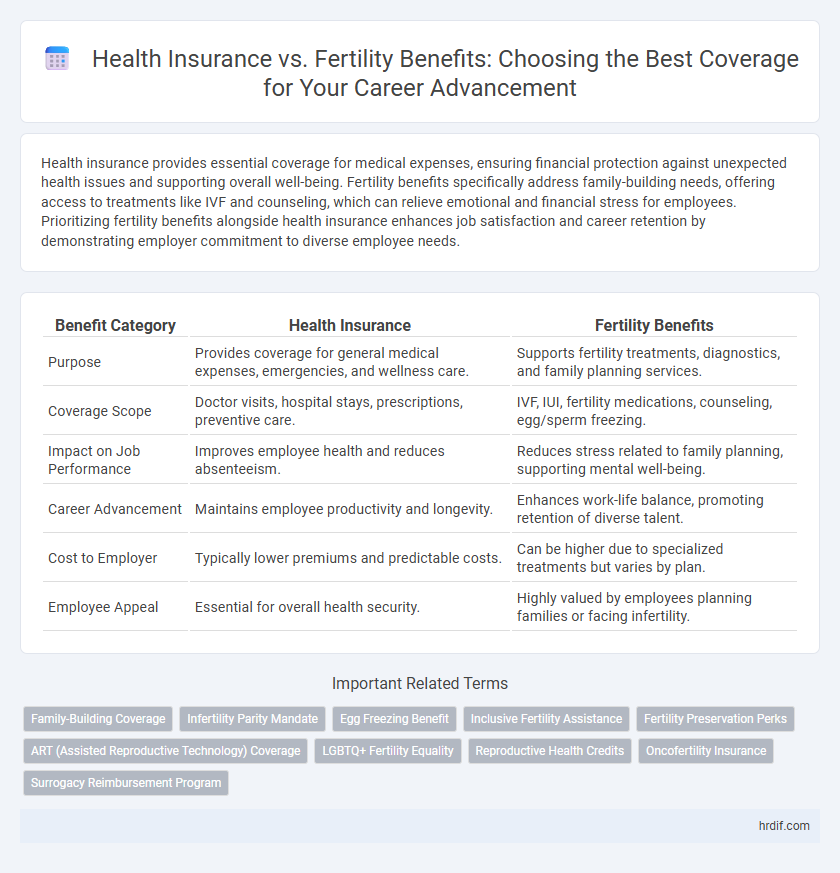 Health Insurance vs. Fertility Benefits: Choosing the Best Coverage for Your Career Advancement