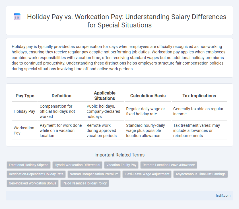 Holiday Pay vs. Workcation Pay: Understanding Salary Differences for Special Situations