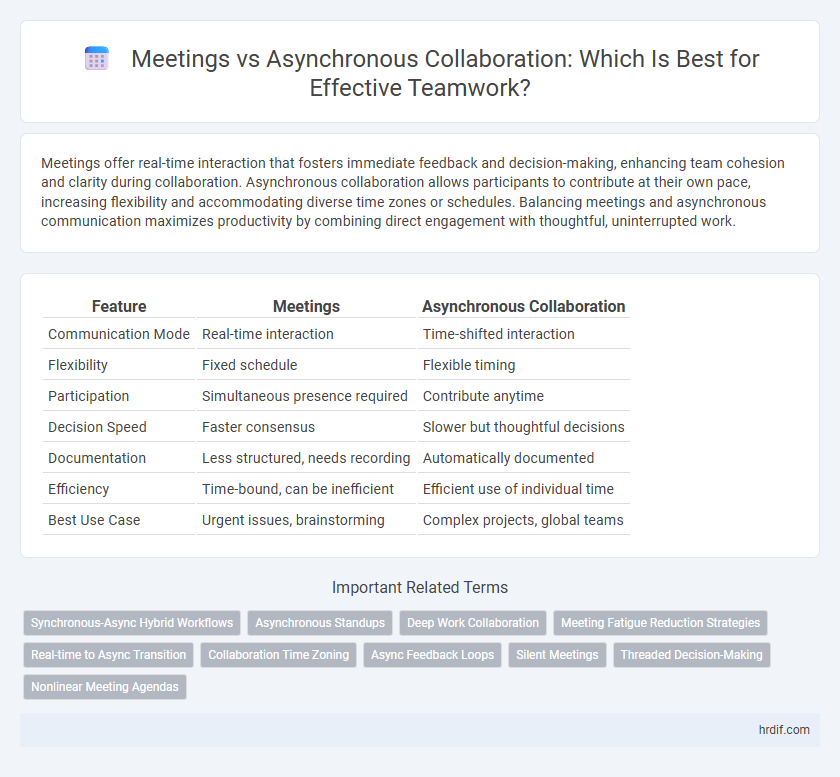 Meetings vs Asynchronous Collaboration: Which Is Best for Effective Teamwork?