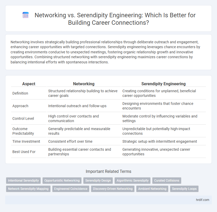 Networking vs. Serendipity Engineering: Which Is Better for Building Career Connections?