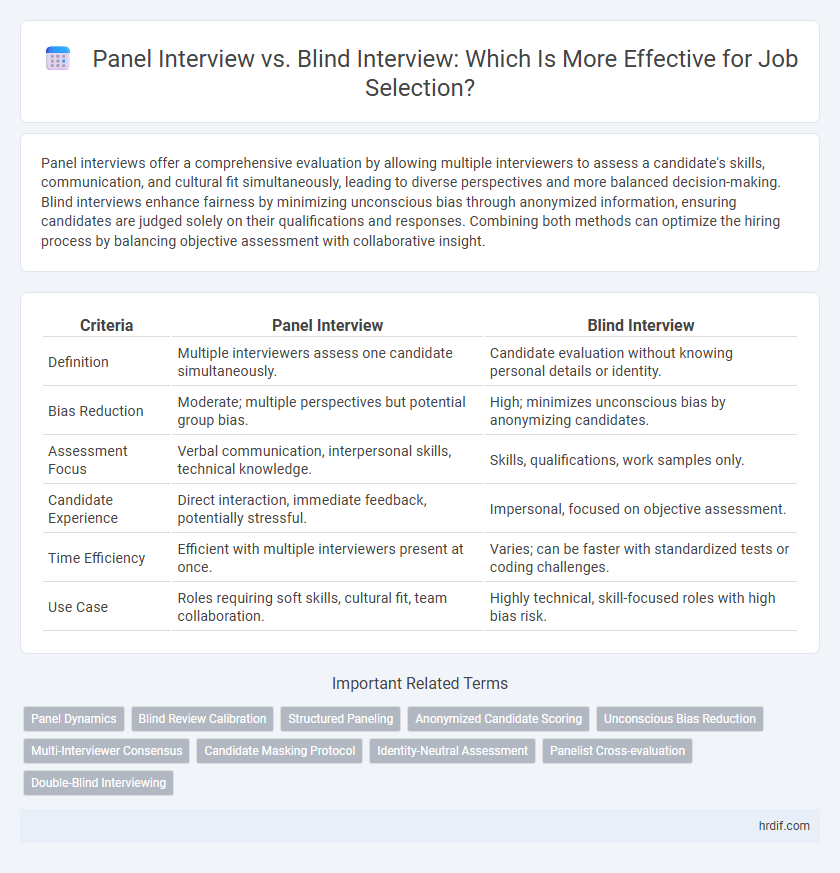 Panel Interview vs. Blind Interview: Which Is More Effective for Job Selection?