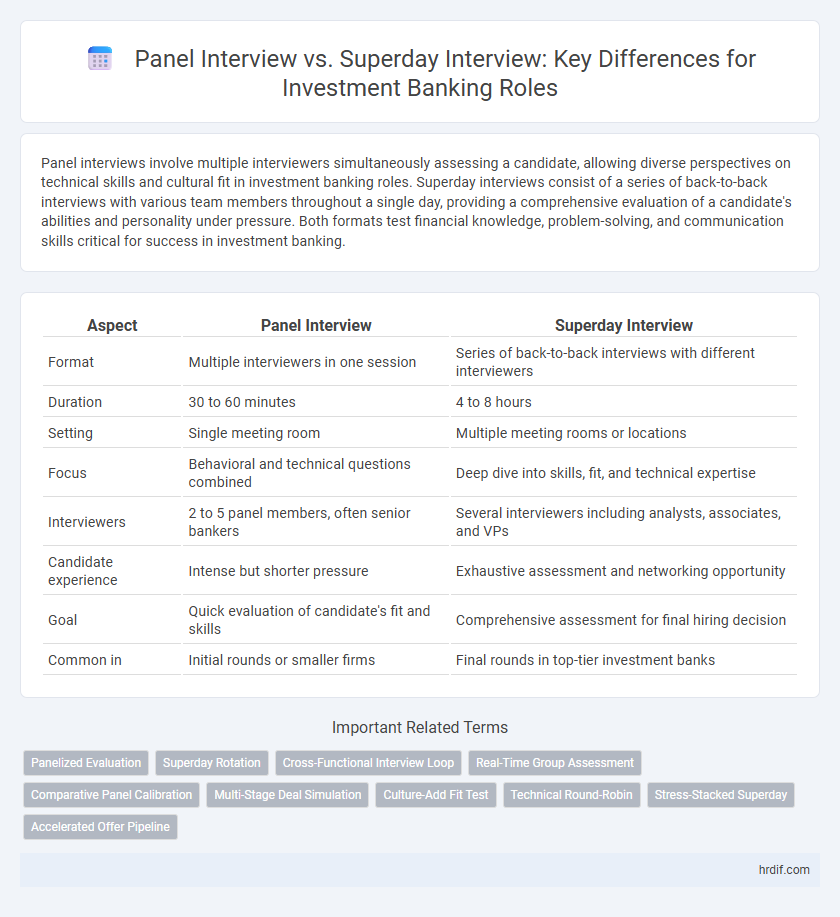 Panel Interview vs. Superday Interview: Key Differences for Investment Banking Roles