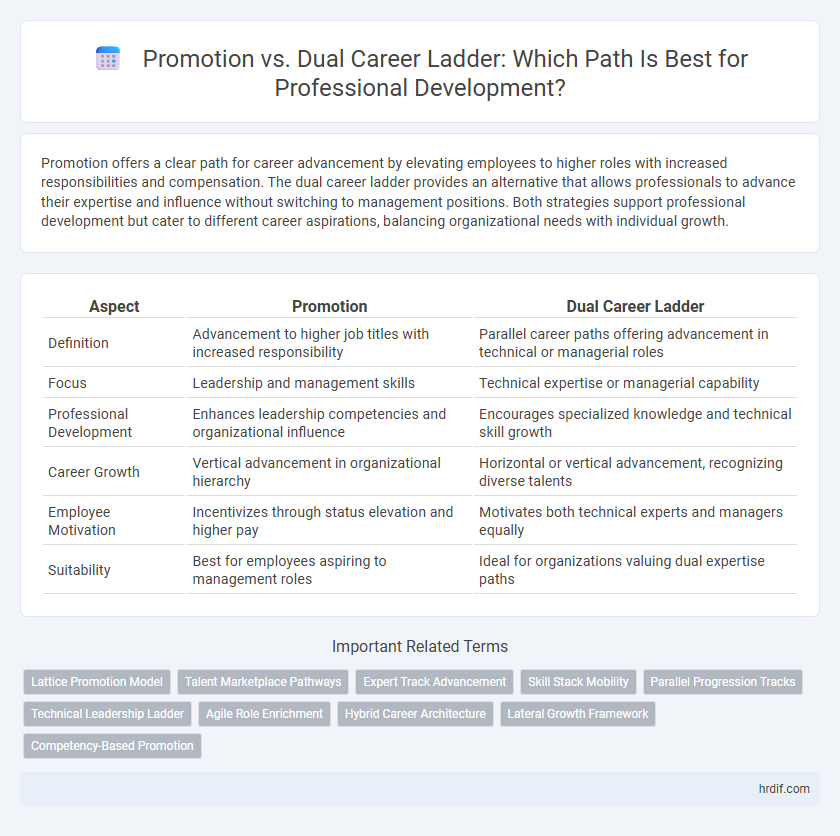 Promotion vs. Dual Career Ladder: Which Path Is Best for Professional Development?