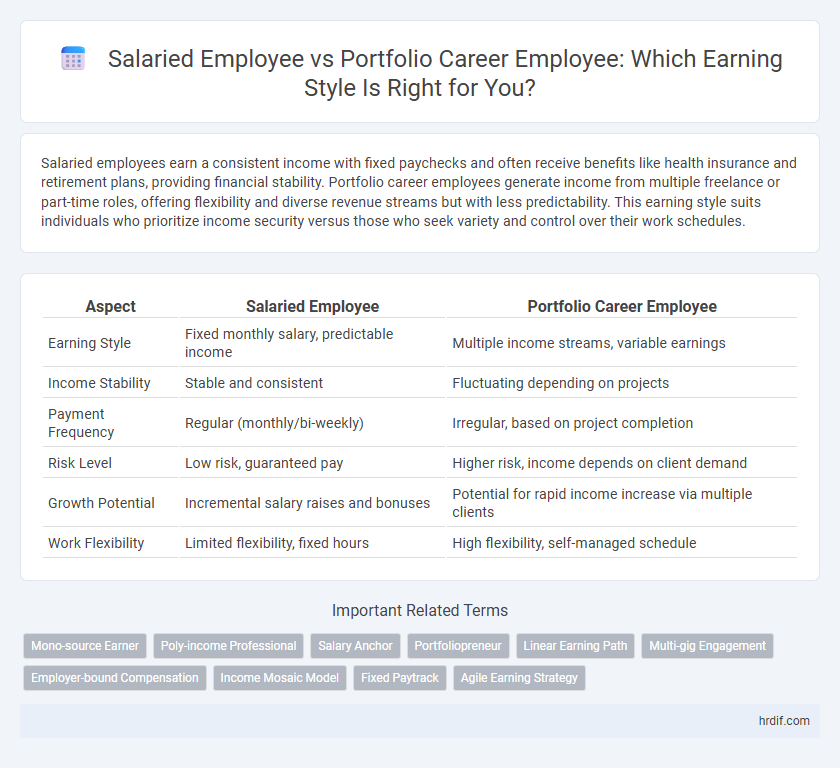 Salaried Employee vs Portfolio Career Employee: Which Earning Style Is Right for You?