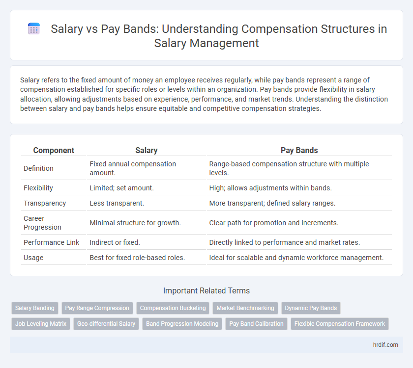 Salary vs Pay Bands: Understanding Compensation Structures in Salary Management