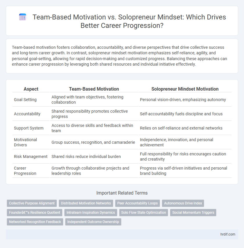 Team-Based Motivation vs. Solopreneur Mindset: Which Drives Better Career Progression?