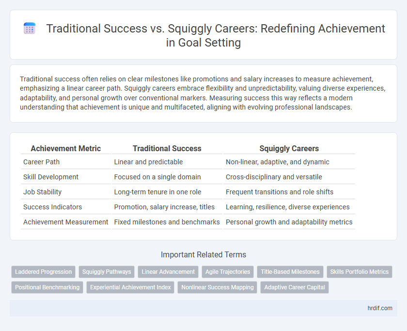 Traditional Success vs. Squiggly Careers: Redefining Achievement in Goal Setting
