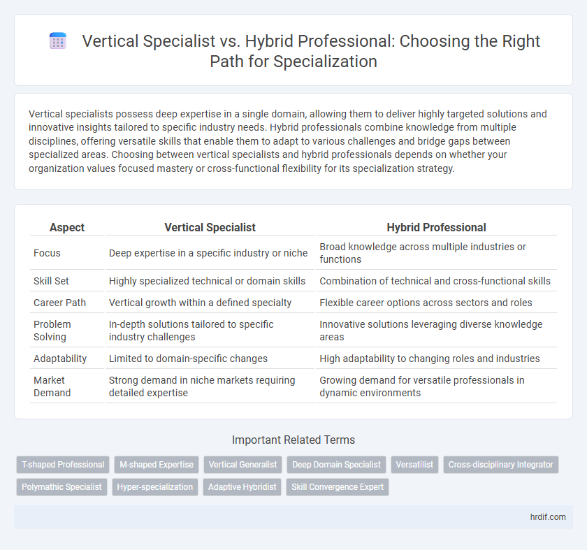 Vertical Specialist vs. Hybrid Professional: Choosing the Right Path for Specialization