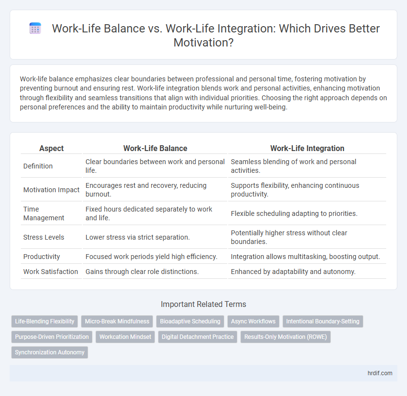 Work-Life Balance vs. Work-Life Integration: Which Drives Better Motivation?
