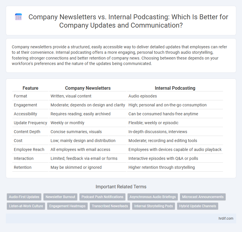Company Newsletters vs. Internal Podcasting: Which Is Better for Company Updates and Communication?