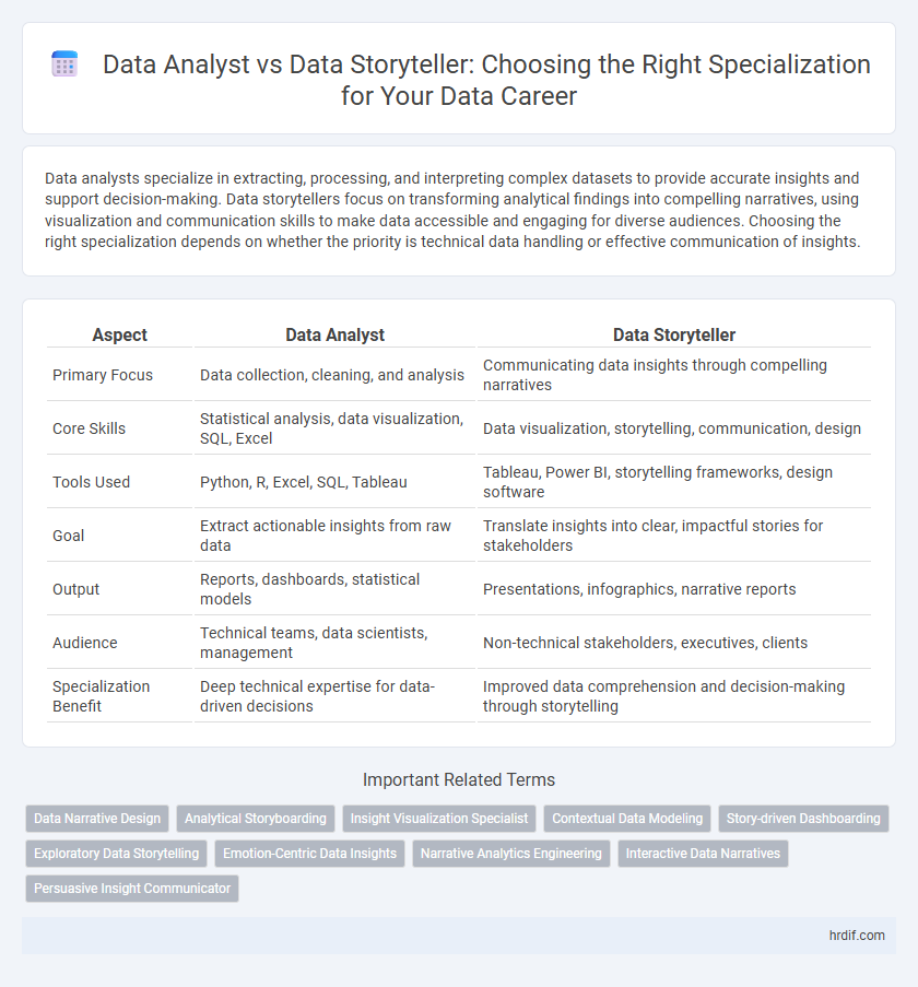 Data Analyst vs Data Storyteller: Choosing the Right Specialization for Your Data Career