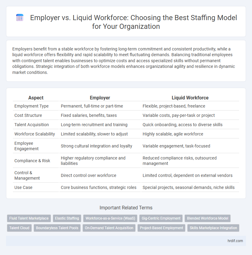 Employer vs. Liquid Workforce: Choosing the Best Staffing Model for Your Organization