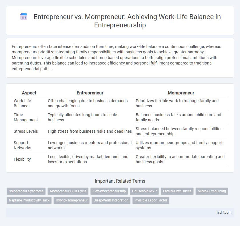 Entrepreneur vs. Mompreneur: Achieving Work-Life Balance in Entrepreneurship
