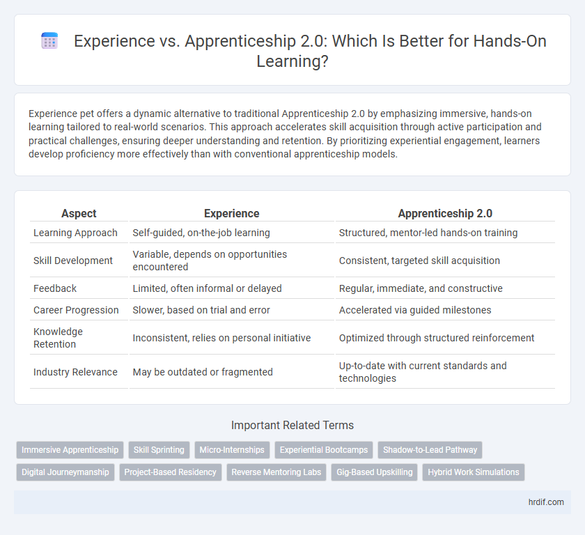 Experience vs. Apprenticeship 2.0: Which Is Better for Hands-On Learning?