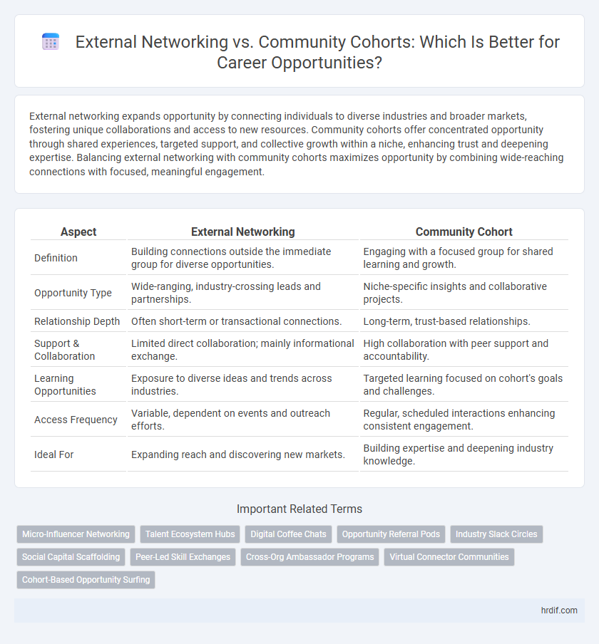 External Networking vs. Community Cohorts: Which Is Better for Career Opportunities?