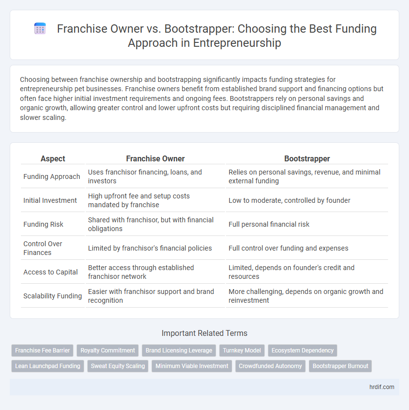 Franchise Owner vs. Bootstrapper: Choosing the Best Funding Approach in Entrepreneurship
