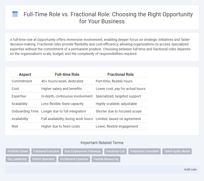 Full-Time Role vs. Fractional Role: Choosing the Right Opportunity for Your Business