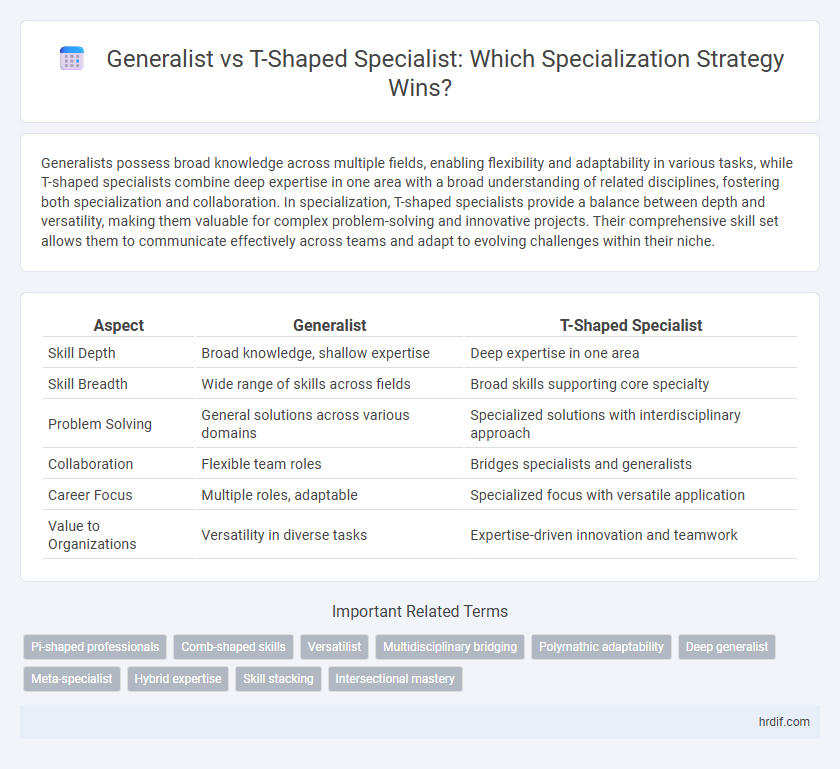 Generalist vs T-Shaped Specialist: Which Specialization Strategy Wins?