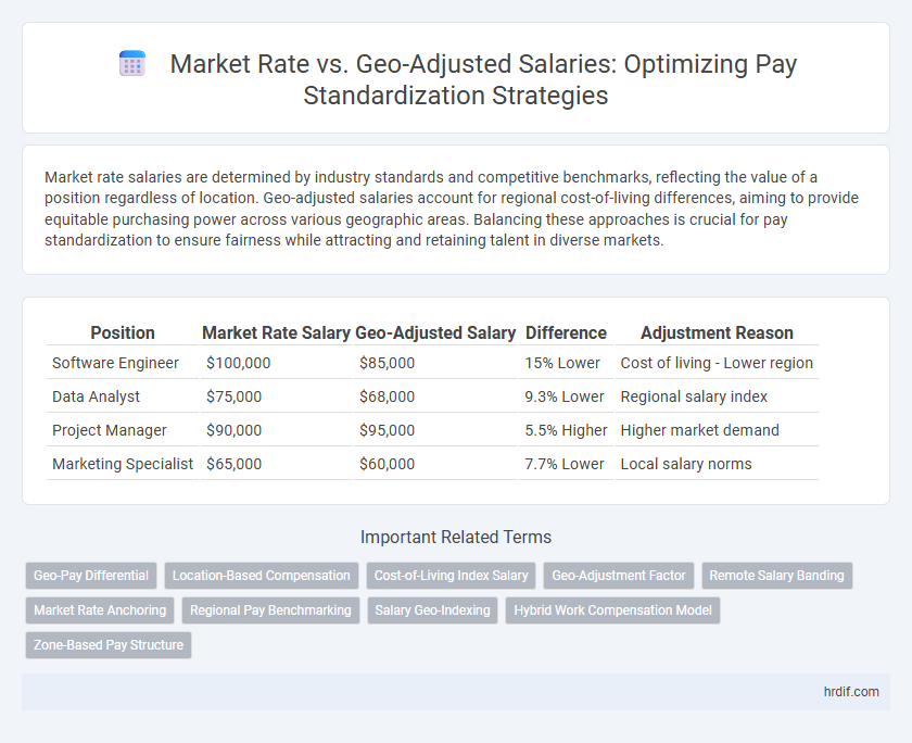 Market Rate vs. Geo-Adjusted Salaries: Optimizing Pay Standardization Strategies