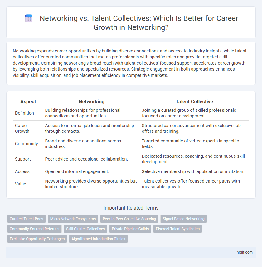 Networking vs. Talent Collectives: Which Is Better for Career Growth in Networking?