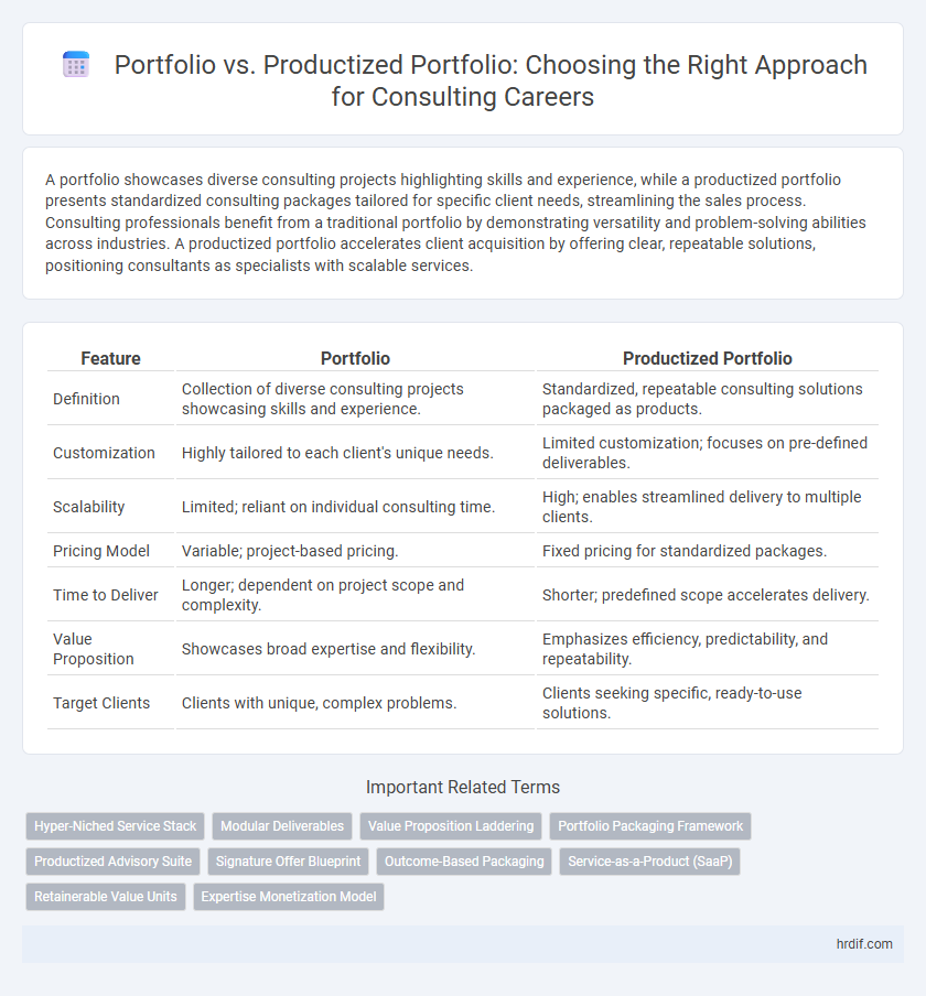 Portfolio vs. Productized Portfolio: Choosing the Right Approach for Consulting Careers