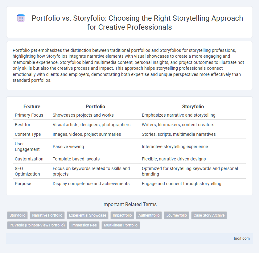 Portfolio vs. Storyfolio: Choosing the Right Storytelling Approach for Creative Professionals