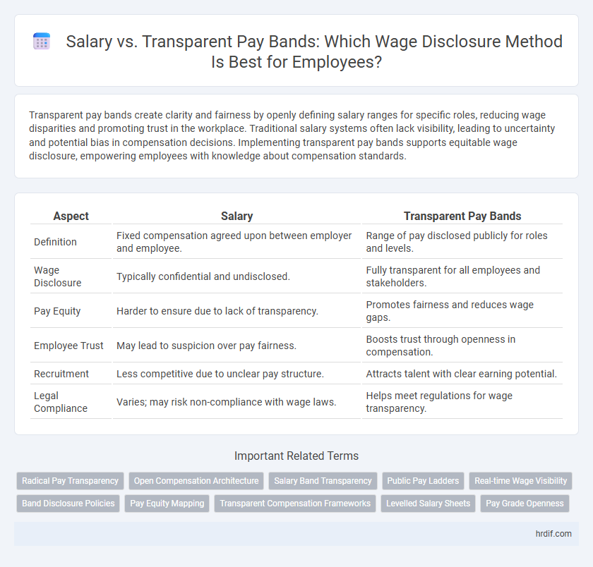 Salary vs. Transparent Pay Bands: Which Wage Disclosure Method Is Best for Employees?