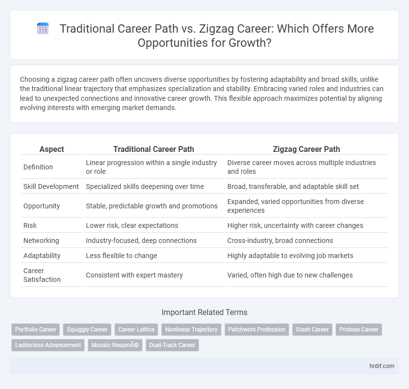 Traditional Career Path vs. Zigzag Career: Which Offers More Opportunities for Growth?
