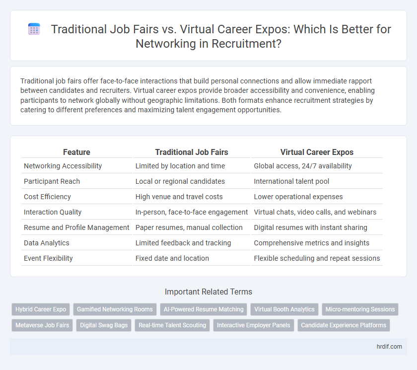 Traditional Job Fairs vs. Virtual Career Expos: Which Is Better for Networking in Recruitment?