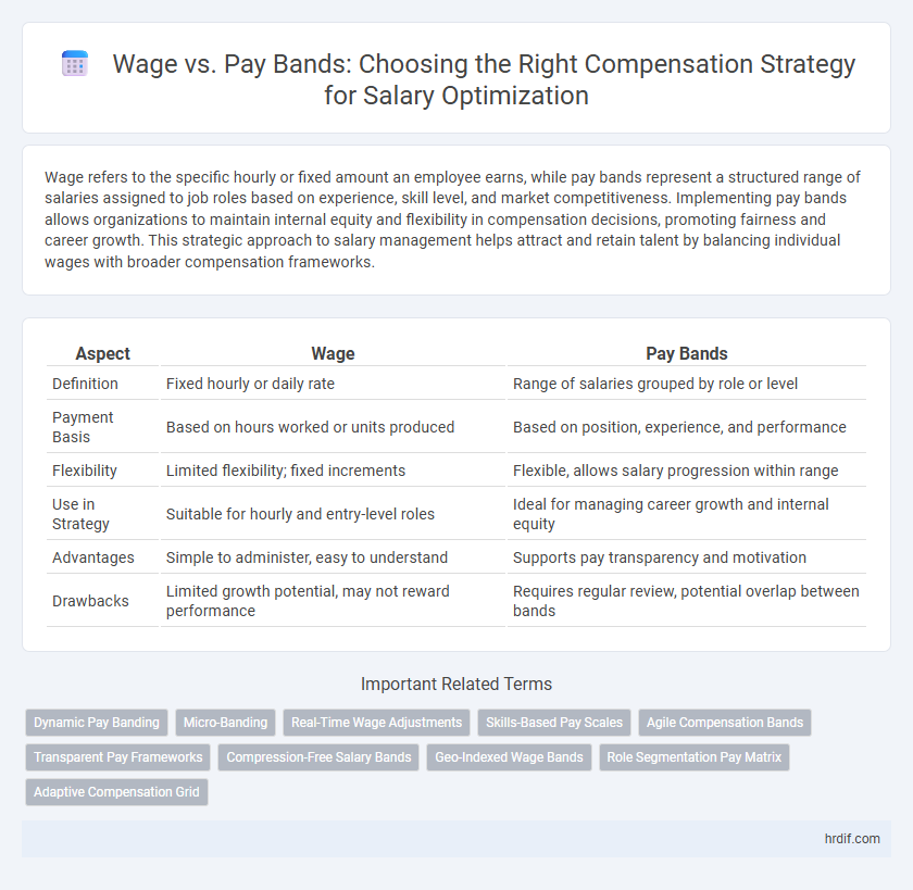 Wage vs. Pay Bands: Choosing the Right Compensation Strategy for Salary Optimization