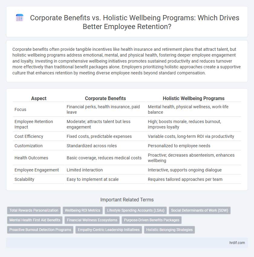 Corporate Benefits vs. Holistic Wellbeing Programs: Which Drives Better Employee Retention?