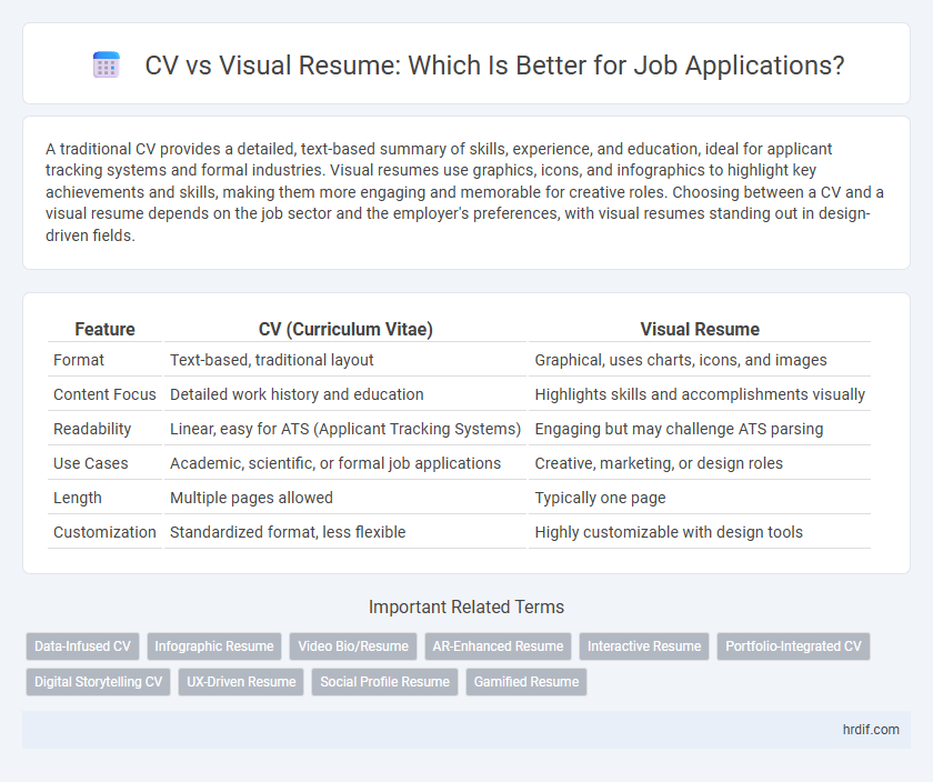 CV vs Visual Resume: Which Is Better for Job Applications?