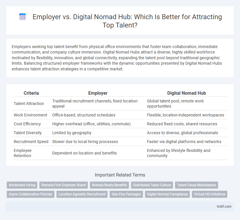 Employer vs. Digital Nomad Hub: Which Is Better for Attracting Top Talent?