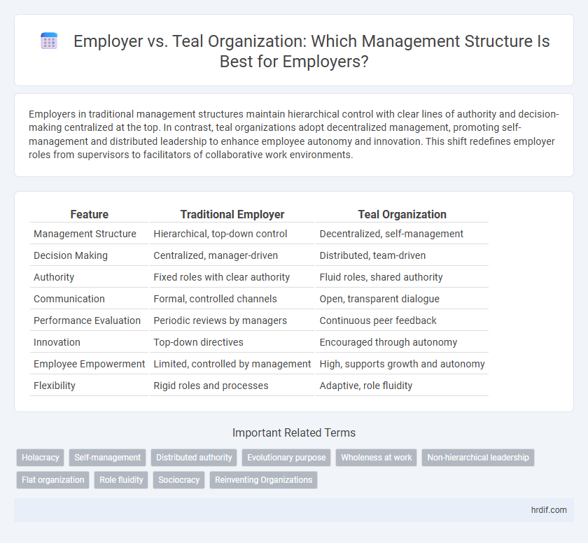 Employer vs. Teal Organization: Which Management Structure Is Best for Employers?