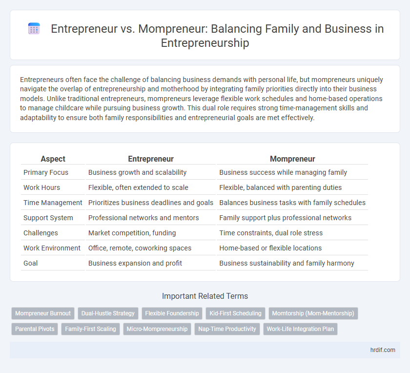 Entrepreneur vs. Mompreneur: Balancing Family and Business in Entrepreneurship