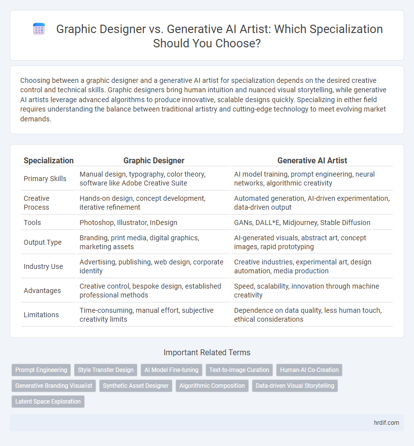 Graphic Designer vs. Generative AI Artist: Which Specialization Should You Choose?