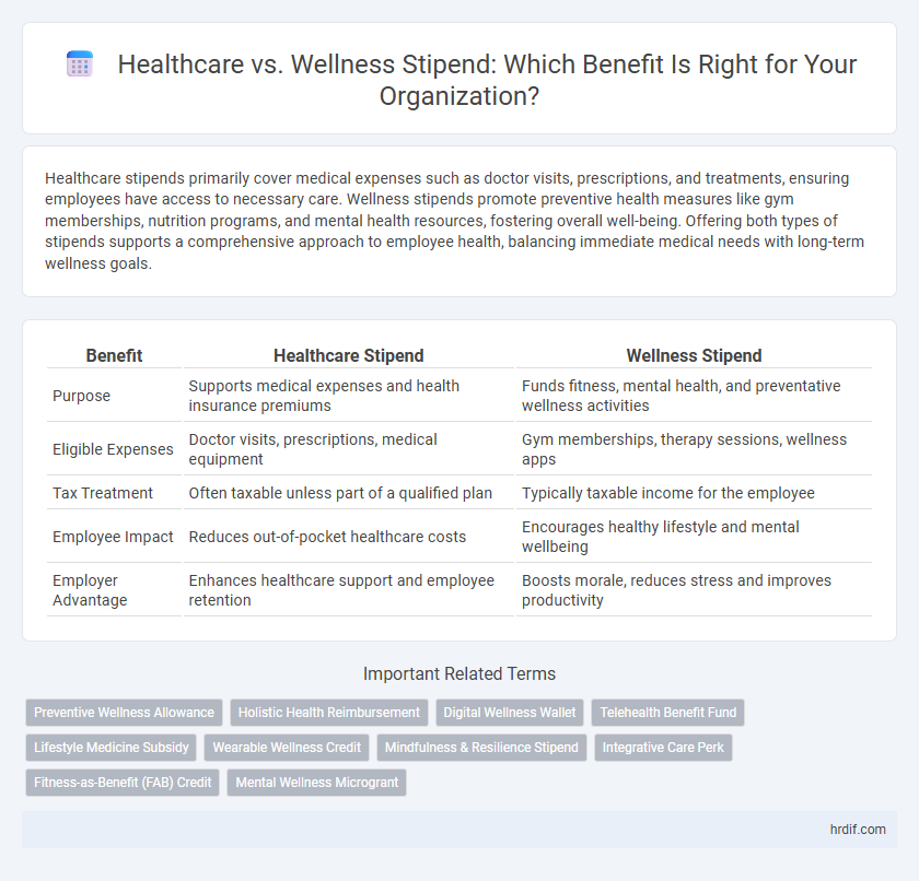 Healthcare vs. Wellness Stipend: Which Benefit Is Right for Your Organization?