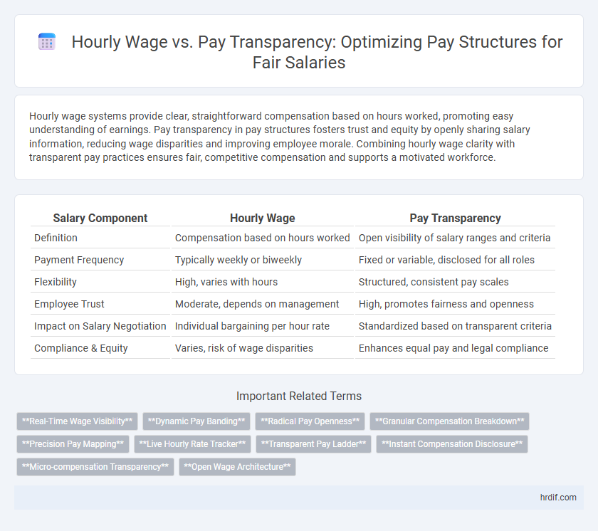 Hourly Wage vs. Pay Transparency: Optimizing Pay Structures for Fair Salaries