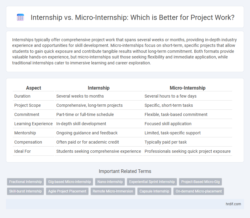 Internship vs. Micro-Internship: Which is Better for Project Work?