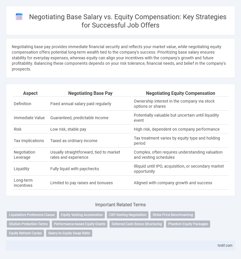 Negotiating Base Salary vs. Equity Compensation: Key Strategies for Successful Job Offers